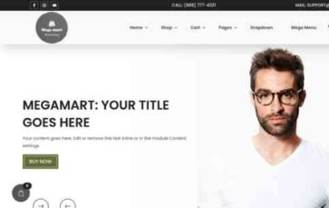MegaMart eCommerce (screenshot desktop)