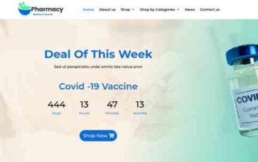 Pharmacy (WPLayouts) (screenshot desktop)