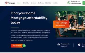 Rise Mortgage (screenshot desktop)