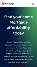 Rise Mortgage (screenshot mobile)
