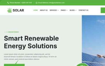 Solengo Solar Energy (screenshot desktop)