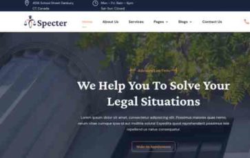 Screenshot Desktop Specter (ThemesUnit) (screenshot desktop)