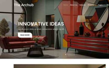 The Archub (screenshot desktop)