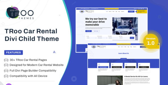 TRoo Car Rental (Elegant Themes)