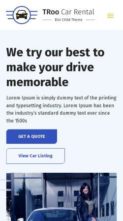 TRoo Car Rental (screenshot mobile)