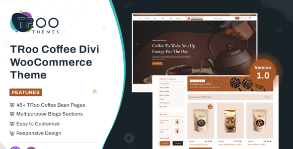 TRoo Divi Coffee (Elegant Themes)