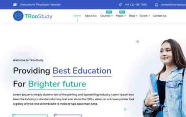 TRoo Education (screenshot desktop)