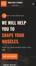 TRoo Fitness & Gym (screenshot mobile)