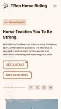 Screenshot Mobile TRoo Horse Riding (screenshot mobile)