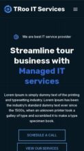 TRoo IT Services (screenshot mobile)