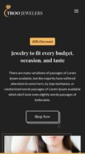 TRoo Jewellery (screenshot mobile)