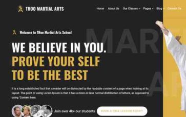 TRoo Martial Arts (screenshot desktop)