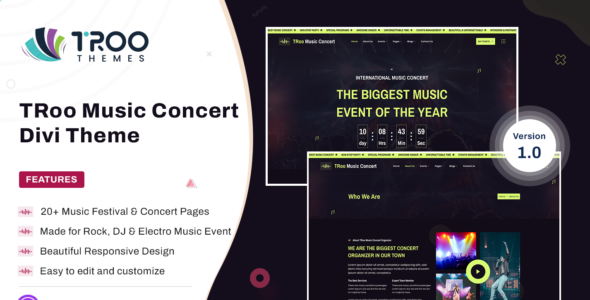 TRoo Music Concert (Elegant Themes)