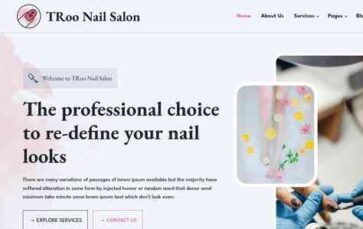 Screenshot Desktop TRoo Nail Services (screenshot desktop)