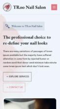Screenshot Mobile TRoo Nail Services (screenshot mobile)