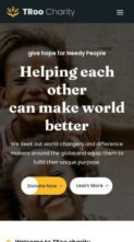Screenshot Mobile TRoo NonProfit (screenshot mobile)