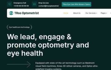 TRoo Optometrist (screenshot desktop)