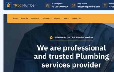 TRoo Plumbing (screenshot desktop)
