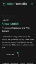 TRoo Portfolio (screenshot mobile)