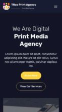 TRoo Print Agency (screenshot mobile)