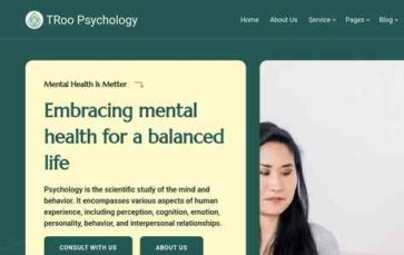 TRoo Psychology (screenshot desktop)