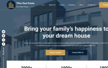TRoo Real Estate (screenshot desktop)