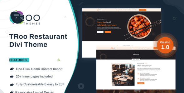 TRoo Restaurant (Elegant Themes)