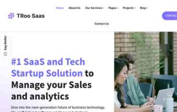 TRoo SaaS & Tech (screenshot desktop)