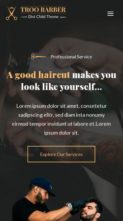 TRoo Salon & Barber (screenshot mobile)