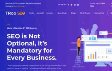 Screenshot Desktop TRoo SEO Agency (screenshot desktop)