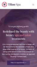 TRoo Spa and Wellness (screenshot mobile)