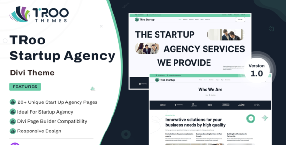 TRoo Startup Agency (Elegant Themes)