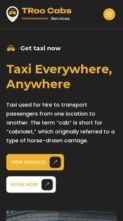 TRoo Taxi Cab Service (screenshot mobile)