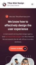 TRoo Web Design Agency (screenshot mobile)