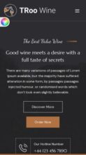 TRoo Wine Shop (screenshot mobile)