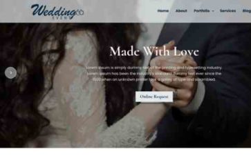 WeddingEvent (ThemesUnit) (screenshot desktop)