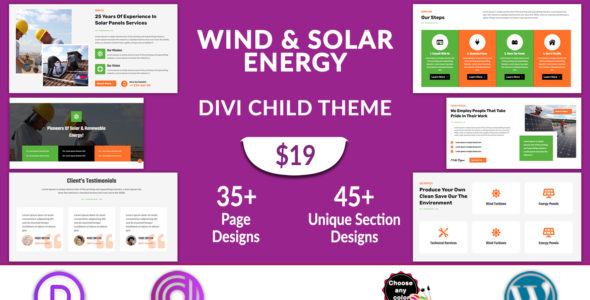 Wind and Solar Energy (Elegant Themes)