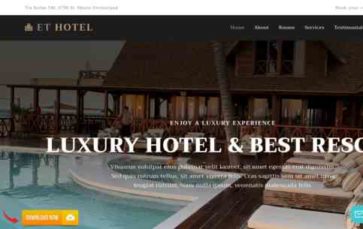 ET Hotel (screenshot desktop)