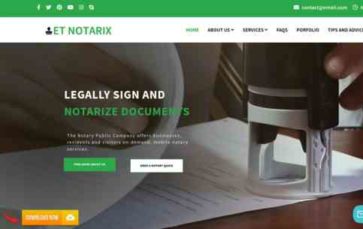 ET Notarix (screenshot desktop)