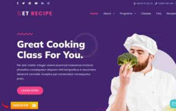 ET Recipe (screenshot desktop)