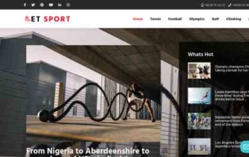 ET Sport (screenshot desktop)