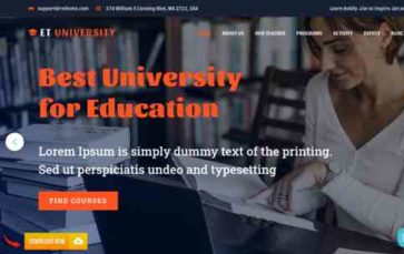ET University (screenshot desktop)