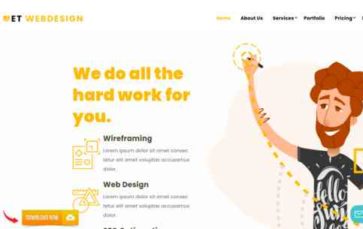 ET Web Design (screenshot desktop)