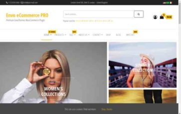 Envo eCommerce Pro (screenshot desktop)