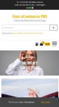 Envo eCommerce Pro (screenshot mobile)