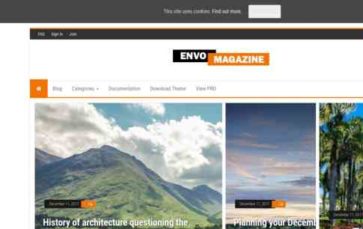 Envo Magazine Boxed (screenshot desktop)