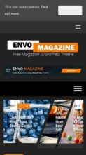Envo Magazine Dark (screenshot mobile)