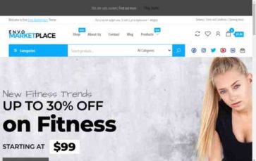 Envo Marketplace (screenshot desktop)