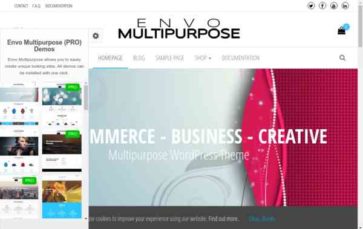 Envo Multipurpose (screenshot desktop)