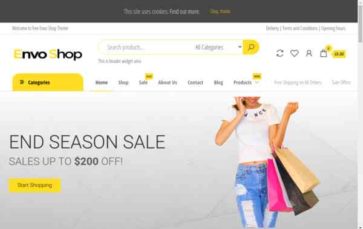 Envo Shop (screenshot desktop)